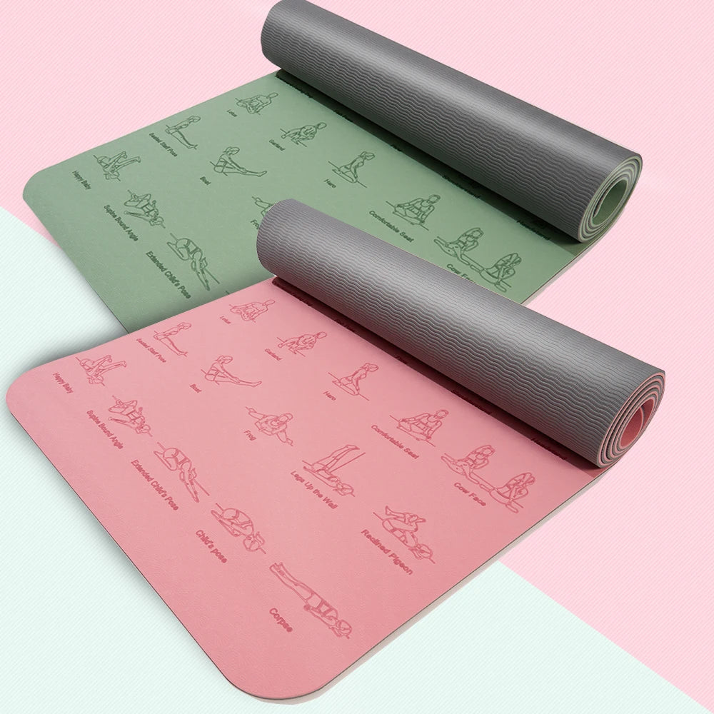 Tapis de yoga éducatif