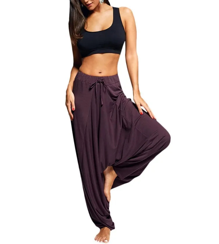 Pantalon de yoga fluide